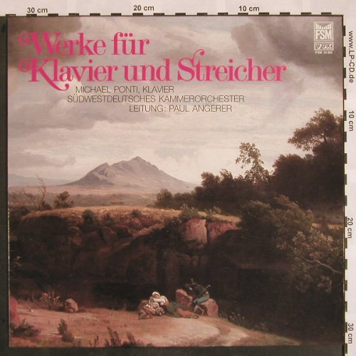 Ponti,Michael: Werke für Klavier u. Streicher, FSM(FSM 53 033), D, 1978 - LP - L5160 - 7,50 Euro