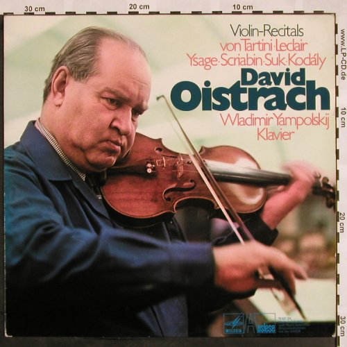 Oistrach,David: Violin-Recitals-Tartini, Leclair..., Melodia/Eurodisc(79 837 ZK), D,  - LP - L5169 - 7,50 Euro