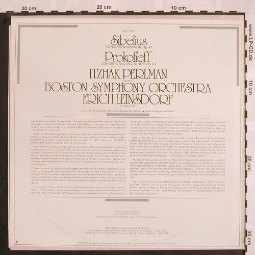 Sibelius,Jean: Violin Concerto No.2, RCA Gold Seal(AGL 1-1529), US, 1976 - LP - L5185 - 7,50 Euro