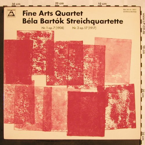 Bartok,Bela: Streichquartette Nr.1-6, Bärenreiter-Musicaphon(BM 30 SL 1801-3), D,  - LP*3 - L5189 - 27,50 Euro