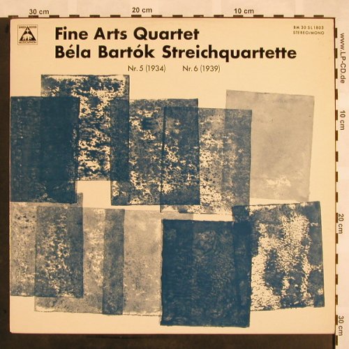 Bartok,Bela: Streichquartette Nr.1-6, Bärenreiter-Musicaphon(BM 30 SL 1801-3), D,  - LP*3 - L5189 - 27,50 Euro