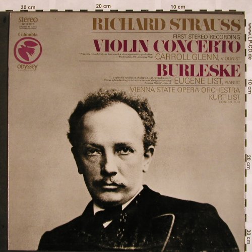 Strauss,Richard: Violin Concerto / Burleske, Columbia(32 16 0312), US, m/vg+,  - LP - L5205 - 7,50 Euro