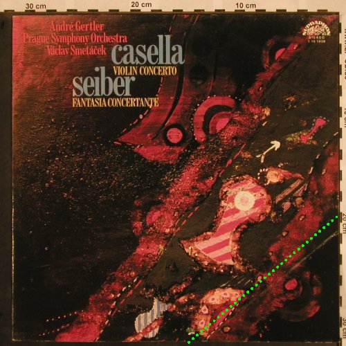 Seiber,Mátyás / Alfredo Casella: Fantasia Concertante Violin&Strings, Supraphon(1 10 1838), CZ, m /VG+, 1977 - LP - L5210 - 7,50 Euro