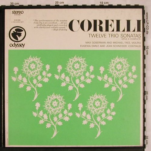 Corelli,Arcangelo: Twelve Trio Sonatas,op.4 Complete, Odyssey(32 26 0005), US,Box,  - 2LP - L5226 - 12,50 Euro