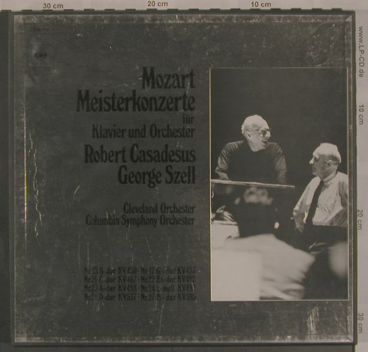 Mozart,Wolfgang Amadeus: Meisterkonzerte f.Klavier&Orch.,Box, CBS(dirty)(S 77 415), D,vg+/m-, 1962 - 4LP - L5230 - 12,50 Euro