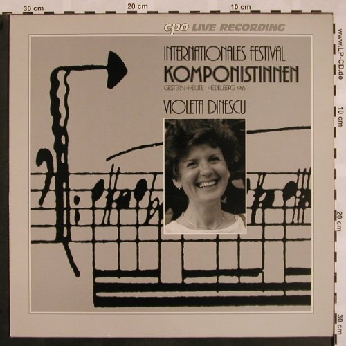 Dinescu,Violeta: Intern.Festival Komponistinnen, CPO-Live Rec.(cpo 999016-1), D, 1986 - LP - L5233 - 9,00 Euro
