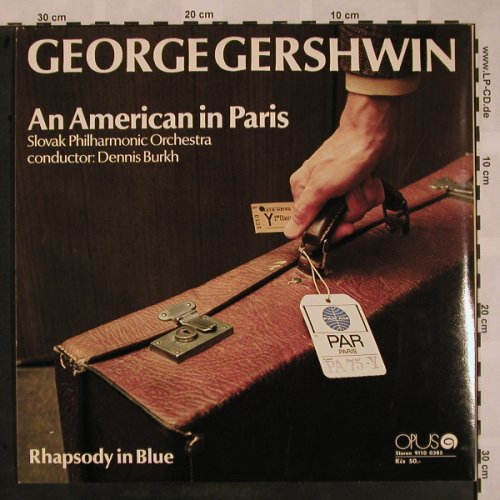 Gershwin,George: Rhapsody In Blue/AnAmerican i Paris, Opus111(9110 0385), CZ, 1975 - LP - L5239 - 6,00 Euro