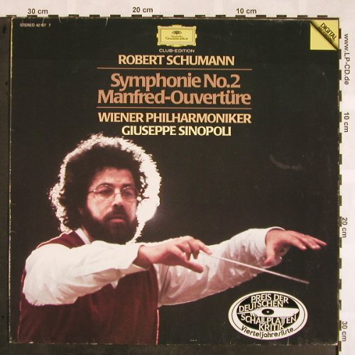 Schumann,Robert: Sinfonie Nr.2 C-dur/Manfred op.115, D.Gr.Club Ed.(42 167 7), D,m-/vg+, 1984 - LP - L5272 - 5,00 Euro