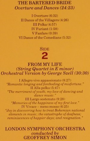 Smetana,Bedrich: The Bartered Bride, Overt.&Dances, Chandos(ABRD 1149), UK, 1986 - LP - L5309 - 6,00 Euro