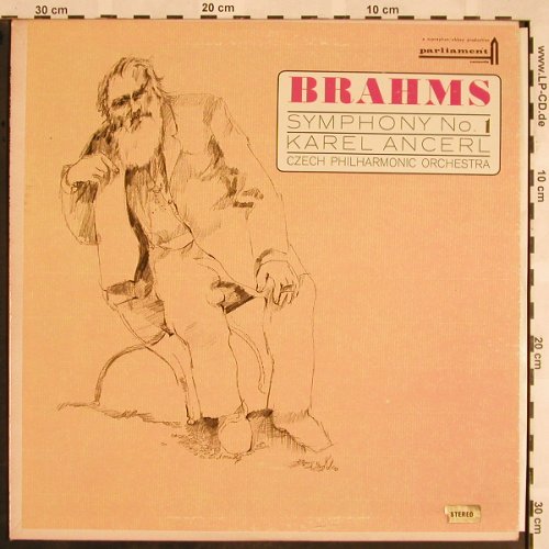 Brahms,Johannes: Symphony No. 1, stoc, Supraphon/abbey(SUA ST 50340), CZ/UK,  - LP - L5345 - 9,00 Euro