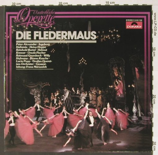 Strauss,Johann: Fledermaus, Polydor(2416 158), D, Ri,  - LP - L5364 - 5,00 Euro