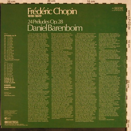 Chopin,Frederic: 24 Preludes op.28, EMI(063-02 769), D, 1976 - LP - L5413 - 6,00 Euro