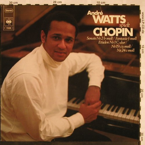 Watts,André: spielt Chopin, CBS,Musterpatte(CBS 73 229), D, 1974 - LP - L5429 - 7,50 Euro