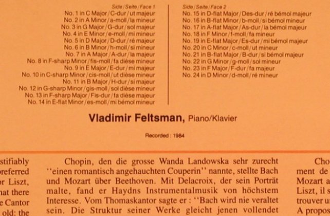 Chopin,Frederic: Preludes, Op.28, rec.1984, CBS(M 39966), US, 1985 - LP - L5441 - 6,00 Euro