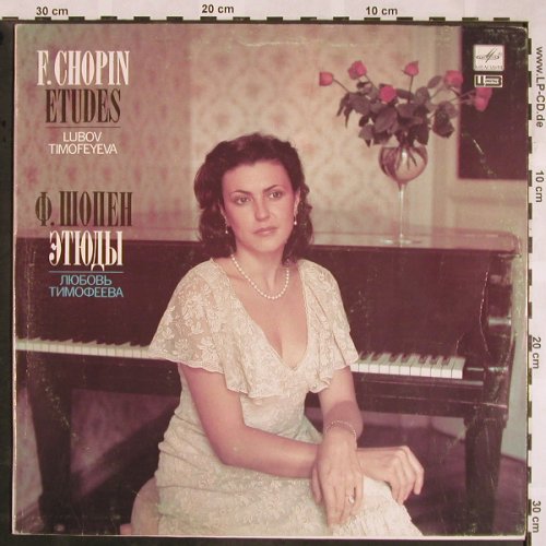 Chopin,Frederic: Etudes op.10 & 25, Lubov Timofeyeva, Melodia Digital,m-/vg+(A 10 00187 000), UDSSR, 1986 - LP - L5445 - 9,00 Euro
