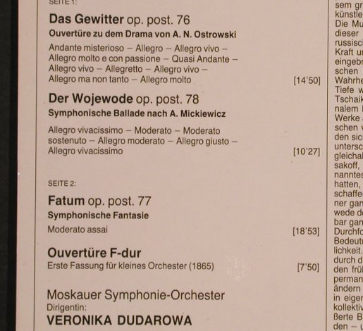 Tschaikowsky,Peter: Das Gewitter, op.post.76,78,77, D.Gr.(2531 363), D, m-/vg+, 1981 - LP - L5477 - 7,50 Euro