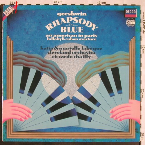 Gershwin,George: Rhapsody In Blue/AnAmerican i Paris, Decca,m-/vg+, stoc(6.43431 AZ), D, Co, 1987 - LP - L5487 - 5,00 Euro