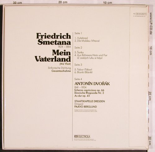 Smetana,Friedrich /Dvorak: Mein Vaterland/Scherzo capri., Box, EMI(151-03 470/71), D, co, 1979 - 2LP - L5493 - 9,00 Euro