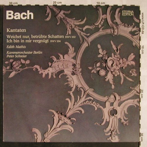 Bach,Johann Sebastian: Kantaten BWV 202 & 204, Eterna(8 27 030), DDR, 1978 - LP - L5573 - 5,00 Euro