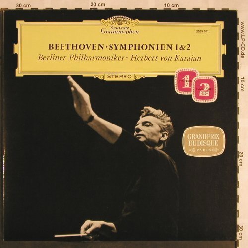 Beethoven,Ludwig van: Sinfonien Nr.1 & 2, Deutsche Gramophon(138 801), D, Ri,  - LP - L5578 - 9,00 Euro