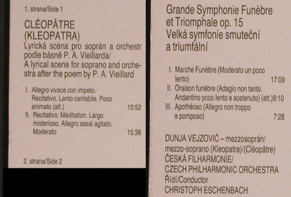 Berlioz,Hector: Symphonie Funbre et Triomphale, Supraphon(11 0389-1), CZ, 1990 - LP - L5629 - 9,00 Euro