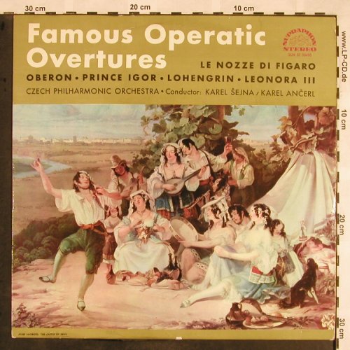 V.A.Famous Operatic Overtures: Le Nozze di Figaro...Leonora III, Supraphon(SUA ST 50496), CZ, 1964 - LP - L5633 - 7,50 Euro