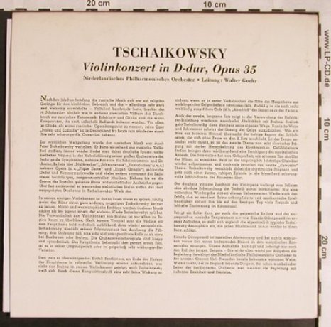 Tschaikowsky,Peter: Violinkonzert D-dur op.35, MMS(MMS-34), D,  - 10inch - L5675 - 7,50 Euro