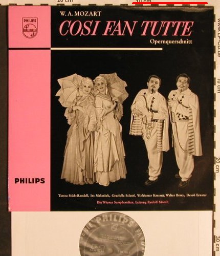Mozart,Wolfgang Amadeus: Cosi Fan Tutte-Opernquerschnitt, Philips(in ital.)(S 06 196 R), D,m-/vg+, 1958 - 10inch - L5677 - 7,50 Euro