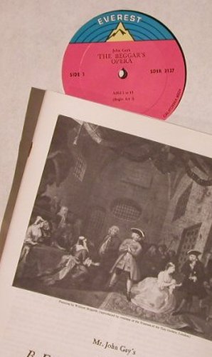 Gay,John: The Beggar's Opera, Box, Everest(3127/2), US, 1962 - 2LP - L5733 - 9,00 Euro