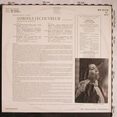 Cilea,Francesco: Adriana Lecouvreur-Arien Und Szenen, Decca, Stoc(BLK 20 526), D, m-/vg+,  - LP - L5756 - 5,00 Euro