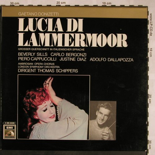 Donizetti,Gaetano: Lucia di Lammermoor,GrQuersch.,ital, EMI, stoc(C 063-92 569), D, m-/vg+,  - LP - L5764 - 5,00 Euro