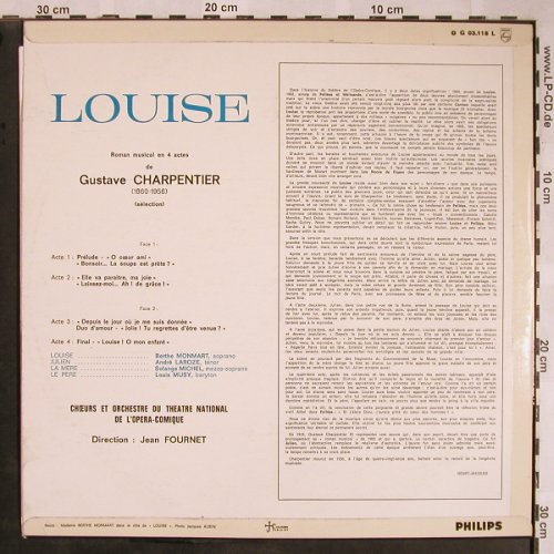 Charpentiers,Gustave: Louise, selection, Philips(G 03.118 L), F,  - LP - L5792 - 7,50 Euro