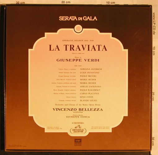 Verdi,Giuseppe: La Traviata,Box, hist rec., EMI(153-17079/80 M), I,  - 2LP - L5809 - 12,50 Euro
