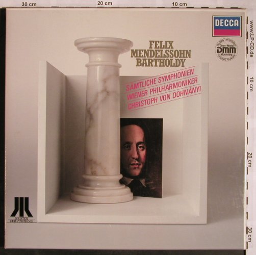 Mendelssohn Bartholdy,Felix: Sämtliche Symphonien, Box, Decca(6.35700 DX), D, 1986 - 3LP - L5818 - 12,50 Euro
