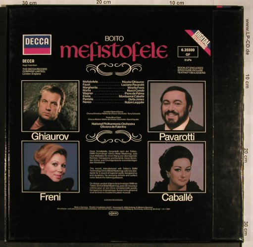 Boito,Arrigo: Mefistotele,Box, Decca(6.35599), D, 1984 - 3LP - L5832 - 12,50 Euro