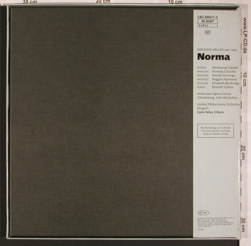 Bellini,Vincenzo: Norma,Box, RCA Red Seal(26.35027), D, 1973 - 3LP - L5853 - 14,00 Euro