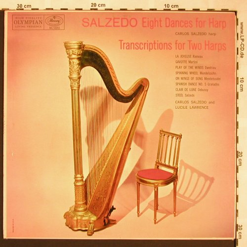Salzedo,Carlos: Eight dances for harp, Columbia(MG 50093), US,  - LP - L5861 - 12,50 Euro