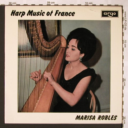 Robles,Marisa: Harp Music of France, m-/vg+, Argo(ZRG 5458), UK, 1966 - LP - L5863 - 7,50 Euro
