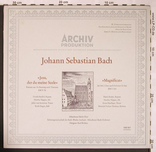 Bach,Johann Sebastian: Jesu,der du m.Seele, BWV 78,243, Archiv(198 197), D, Foc,  - LP - L5948 - 7,50 Euro