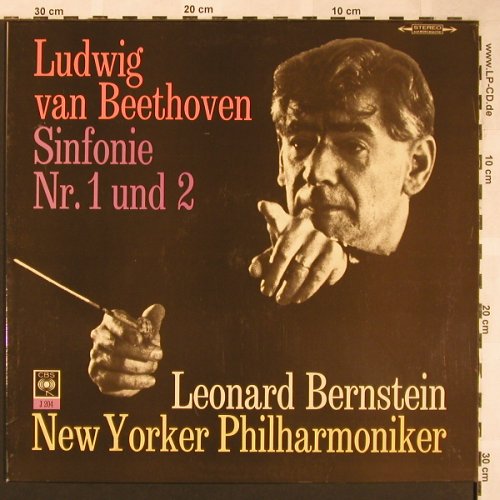 Beethoven,Ludwig van: Sinfonie Nr.1 & 2, Club Edition, CBS(J 204-29 204/5), D,m-/vg+,  - LP - L5967 - 6,00 Euro