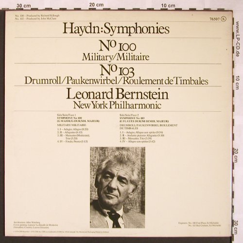Haydn,Joseph: Symphonies No.100 & 103, Foc, CBS(76 507), NL, 1976 - LP - L5969 - 5,00 Euro