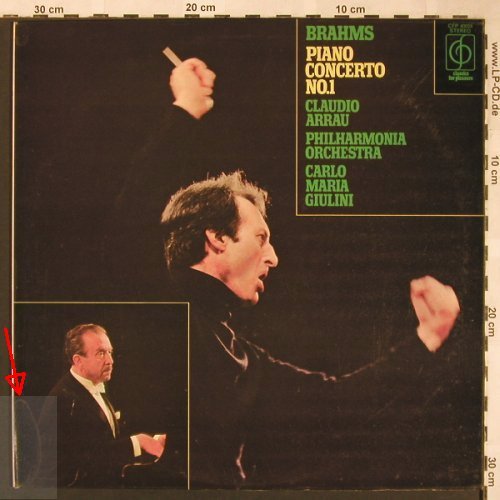 Brahms,Johannes: Piano Concerto No.1, m-/vg+, Classics for Pleasure(CFP 40028), UK,Ri,  - LP - L5972 - 5,00 Euro