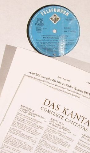Bach,Johann Sebastian: Das Kantatenwerk Vol. 8,BWV 28-30, Telefunken(6.35034 EX), D, Box, 1974 - 2LP - L5973 - 9,00 Euro
