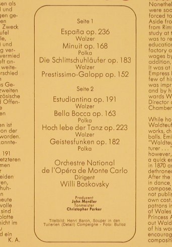 Waldteufel,Emil: Walzer & Polkas, EMI(063-02 793), D, 1976 - LPQ - L5990 - 5,00 Euro