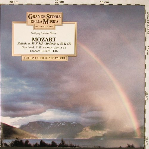 Mozart,Wolfgang Amadeus: Sinfonia n.39 K 543,n.40 KV 550,Foc, Grande Storia di Musica(GSdM 01), I, 1983 - LP - L6029 - 4,00 Euro