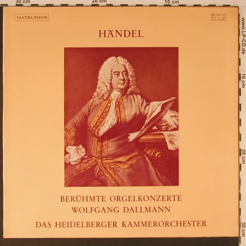 Händel,Georg Friedrich: Berühmte Orgelkonzerte,op.4-1,4,13, Sastruphon(SM 007 019), D,  - LP - L6030 - 5,00 Euro