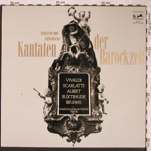 V.A.Deutsche & Italenische Kantaten: d.Barockzeit-Vivaldi..Albert,Bruhns, Eurodisc(92 929), D,Club Ed.,  - LP - L6046 - 7,50 Euro