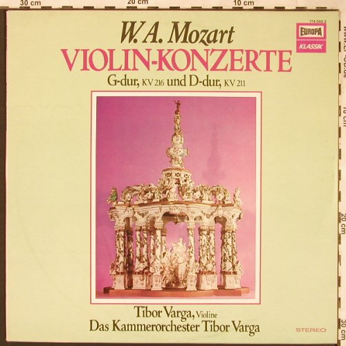 Mozart,Wolfgang Amadeus: Violinkonzerte g-dur,kv216,d-dur211, Europa(114 049.3), D, 1977 - LP - L6062 - 6,00 Euro