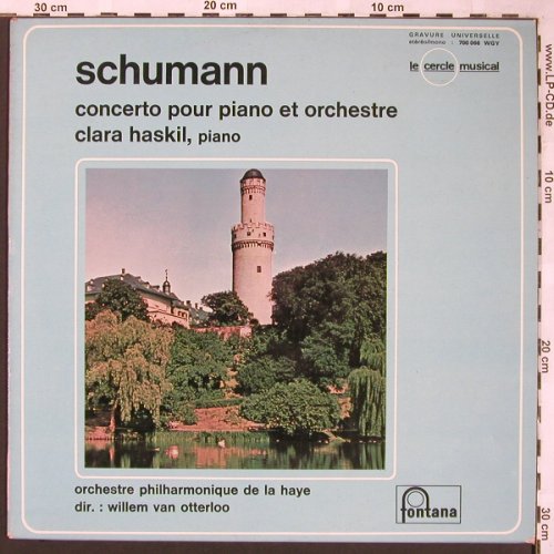 Schumann,Robert: Concerto pour piano et orche.op.54, Fontana(700 066 WGY), F,vg+/m-,  - LP - L6086 - 5,00 Euro