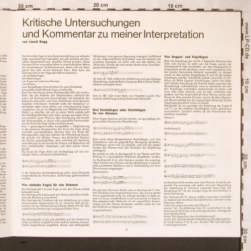 Bach,Johann Sebastian: Die Kunst der Fuge,Box, EMI Electrola(C 061-04124/125), D,  - 2LP - L6089 - 9,00 Euro